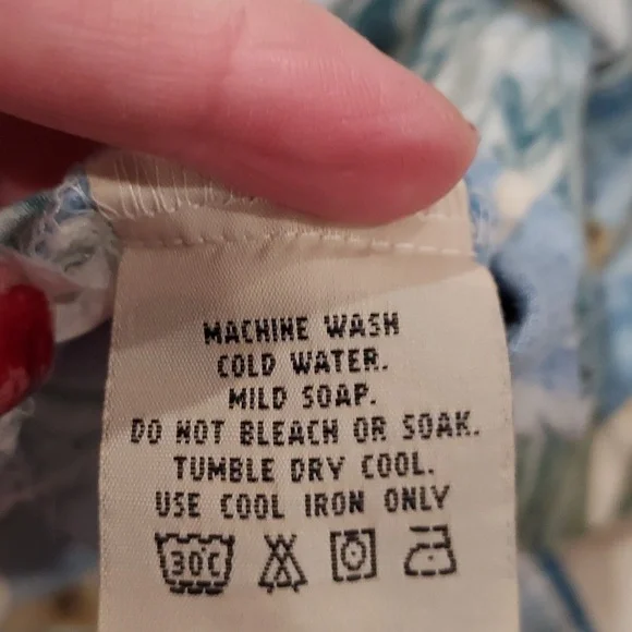 *Men's Kona Kai Hawaiian Print Beach Scene Cotton Blend Camp Shirt Size Medium - Picture 8 of 9